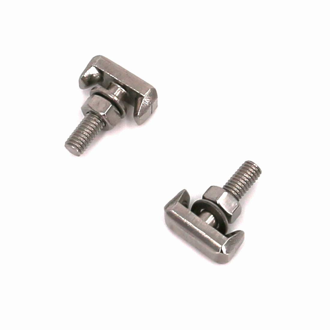 Utsauto Battery Terminal T-Bolt Kit 19116852 64740 Battery Cable Tensioner Bolt Screw 2-Pack For Gmc Chevrolet Bmw, Replaces 6X0