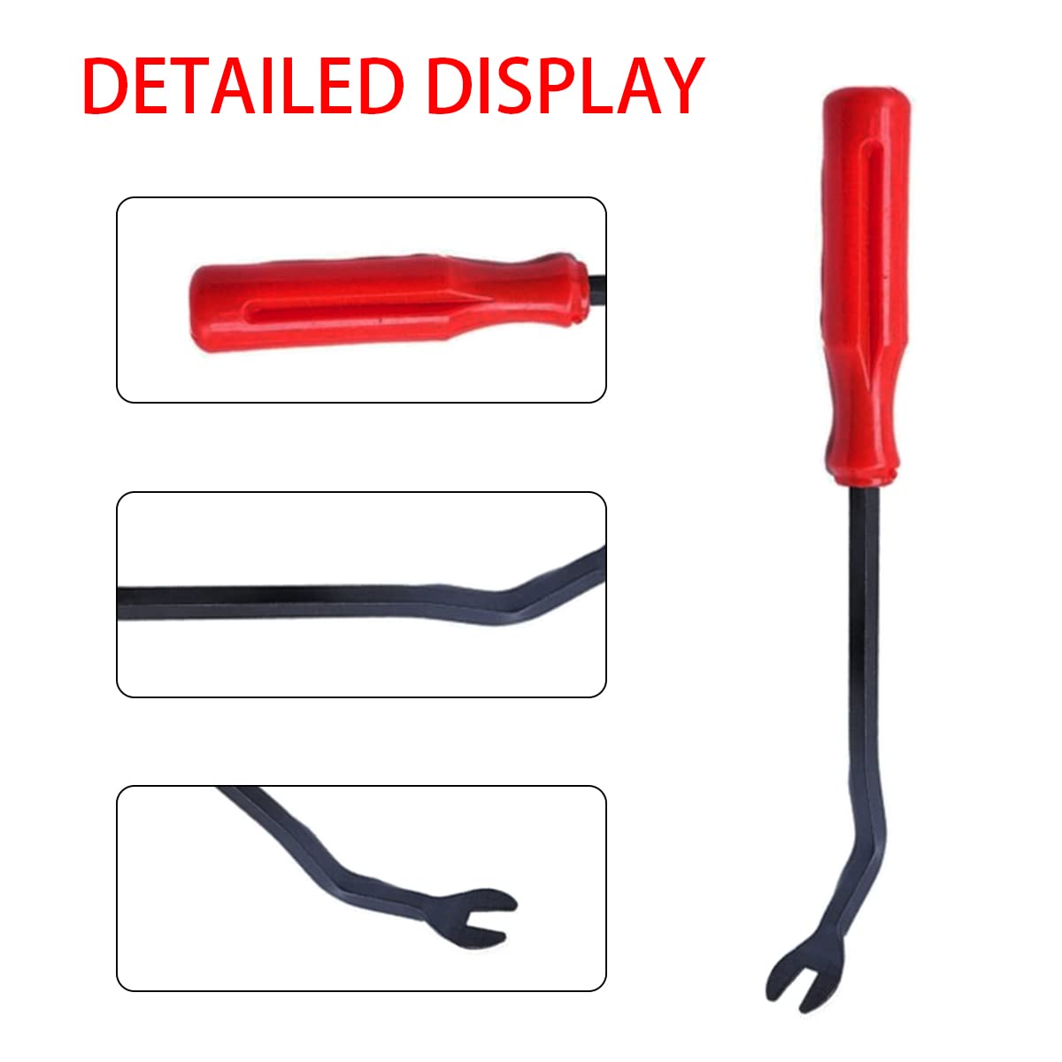 Car Hood Insulation Retainers, 30pcs Bumper Cover Retainer Clips with One Fastener Remover, Heat and Sound Insulation Nylon Clip