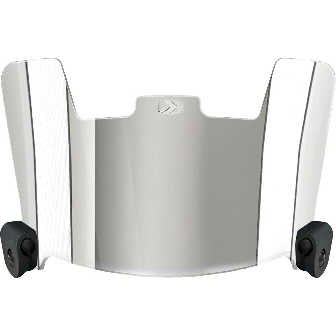 Sleefs Football Helmet Visor [Silver Moonstone] - Tinted Professional Football Visor/Shield - Fits Youth & Adult Helmets - Inclu