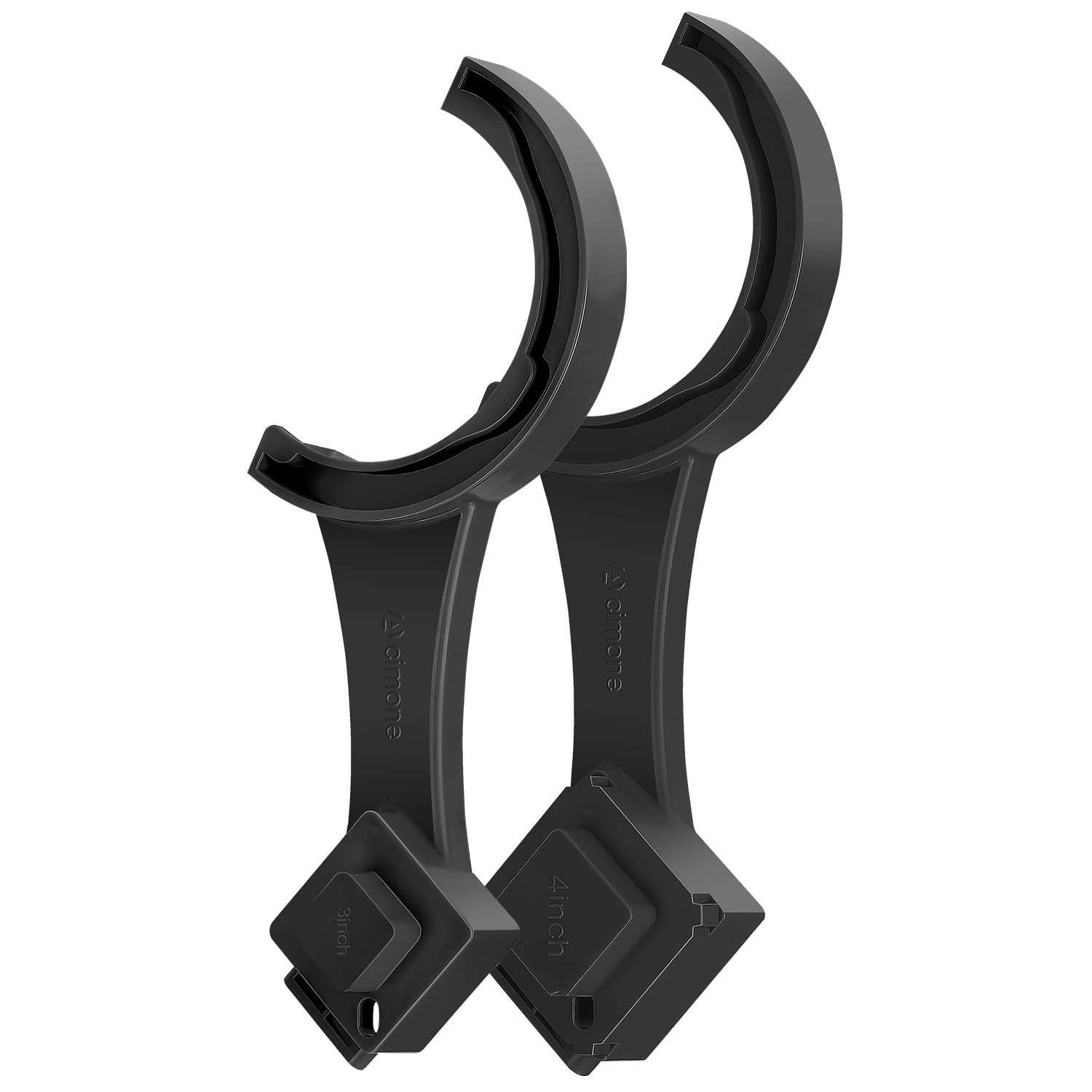 Acimone Rv Sewer Hose Fitting Wrench, Multi-Purpose Rv Sewer Hose Wrench, 2Pc Rv Sewer Cleanout Plug Cap Wrench, Black