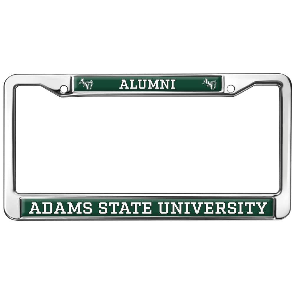 Adams State University Alumni Logo Full Size Standard License Plate Metal Frame