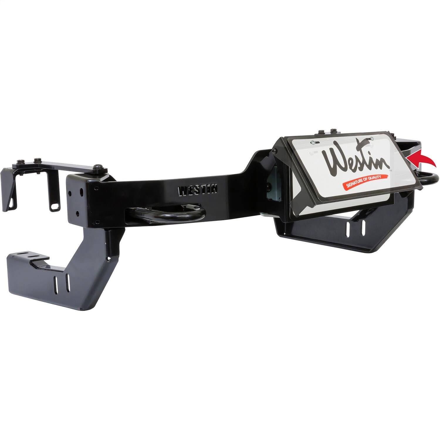 Westin 46-20055 Winch Mount License Plate Relocator Use With Roller Fairlead Winches