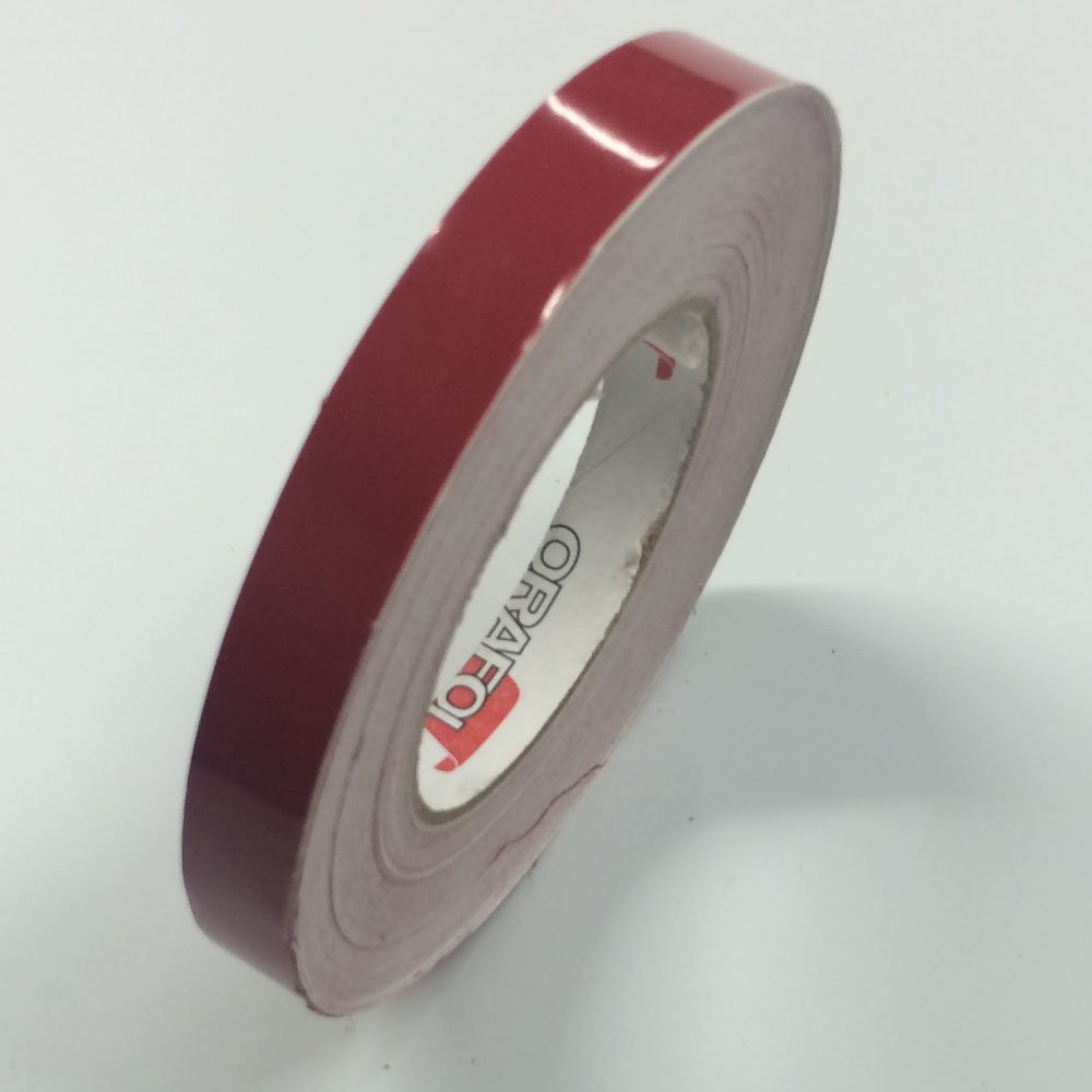 Oracal Vinyl Striping Tape 651 - Pinstripes, Decals, Stickers, Striping - 1 Inch X 150Ft. Roll - Burgundy