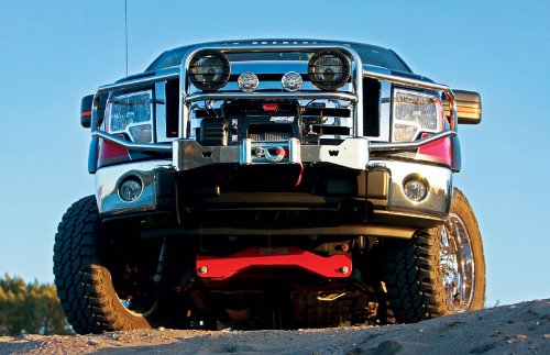 WARN 82700 Gen II Trans4mer Headlamp Brush Guard, Fits: Dodge Ram 2500, 3500 (2010-2012), Polished Stainless Steel