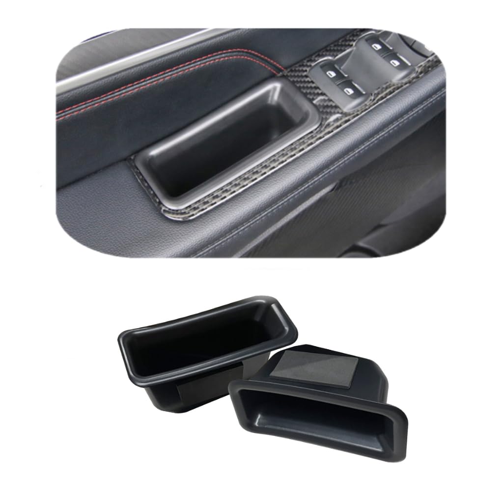 Vesul Front Row Door Side Storage Box Compatible With Ford Explorer 2016 2017 2018 2019 Armrest Phone Container Door Organizer H