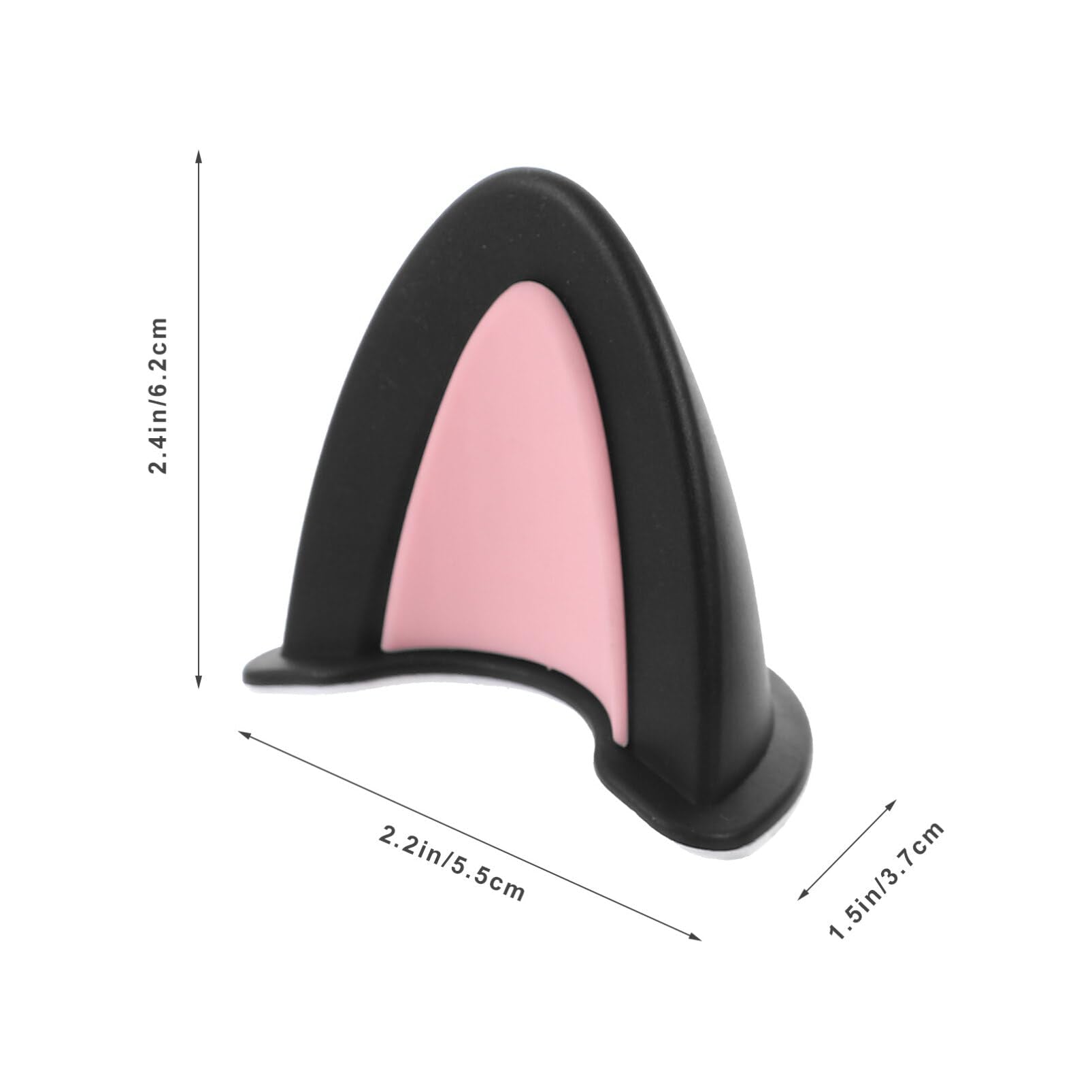 Homsfou 3 Pairs Cat Ears For Helmet Self Adhesive Kitten Cat Ears Style Attachments Cute Helmet Decors For Motorcycle Bicycle Scooter Helmets