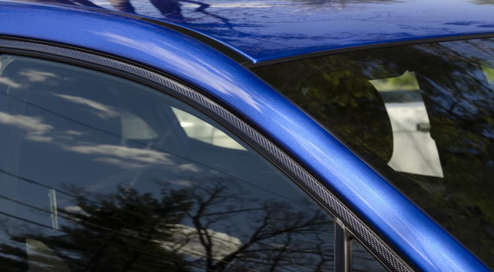 Cowles - Premium Universal Body Molding For All Vehicles - Easy Install, Carbon Fiber Style Finish, 1/2'' By 18 Ft, Uv Protected