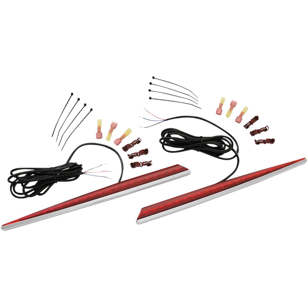 Show Chrome Accessories (52-946 Motorcycle Saddlebag Side Accent Lights For Honda Gl1800 2018+ Goldwing