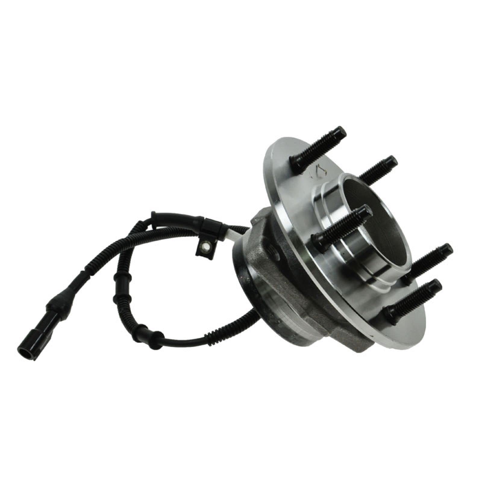 Trq Front Wheel Bearing & Hub Assembly 4Wd With Abs Sensor Compatible With 1997-2000 Ford F-150