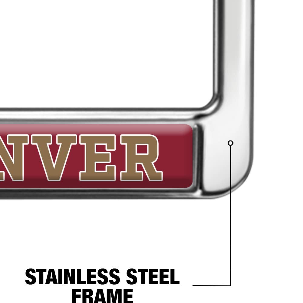 GRAPHICS & MORE University of Denver Alumni Metal License Plate Frame, Full Size, One Size, Durable Design