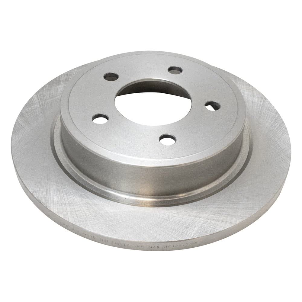 Trq Rear Brake Rotors Set Solid Compatible With 2004-2008 Chrysler Pacifica