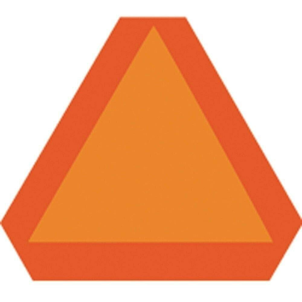 Hillman 840628 Slow Moving Vehicle 14'' x 16'', 1 Sign, 14 inches x 16 inches, White