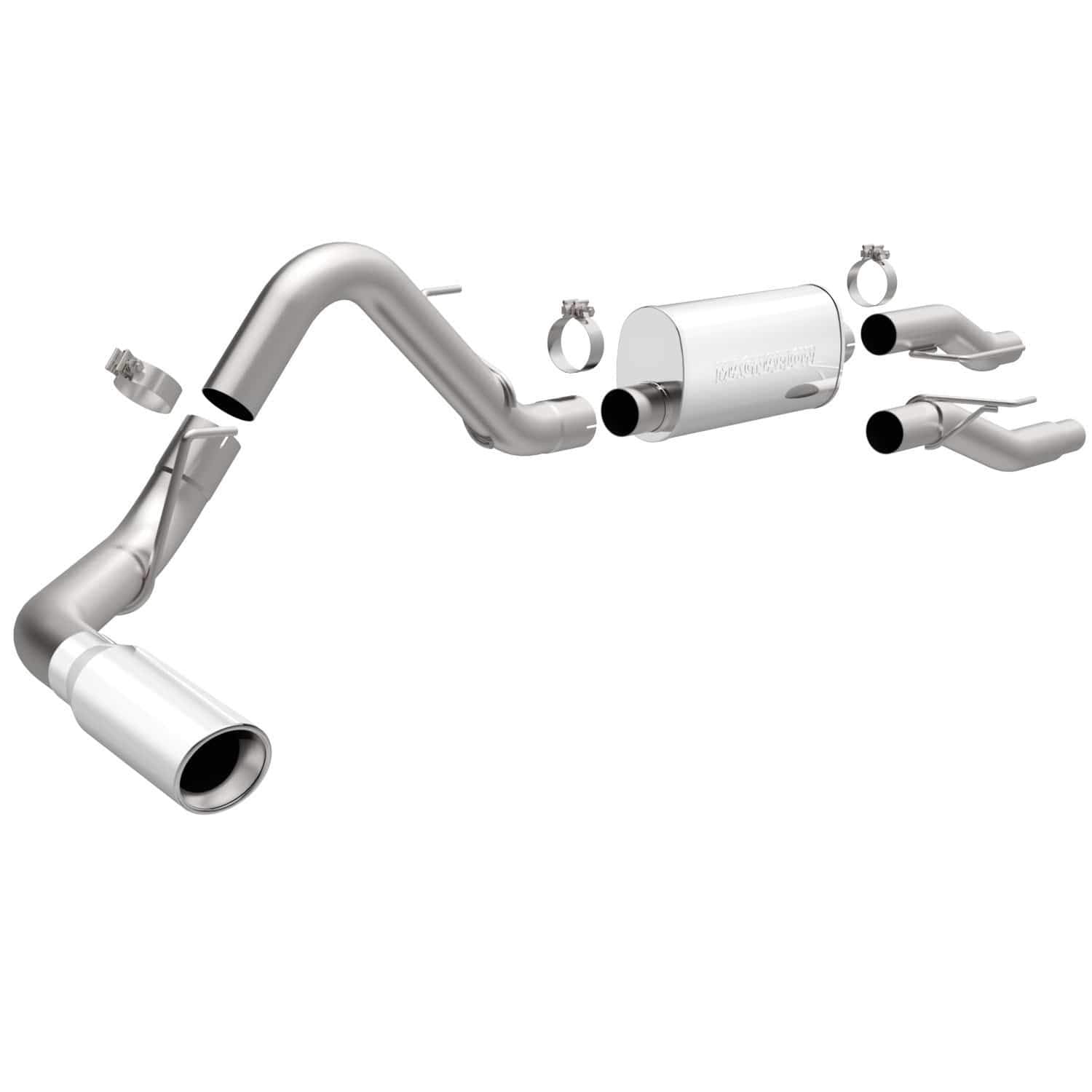 MagnaFlow Performance Exhaust System 16518: Cat-Back, Street Series