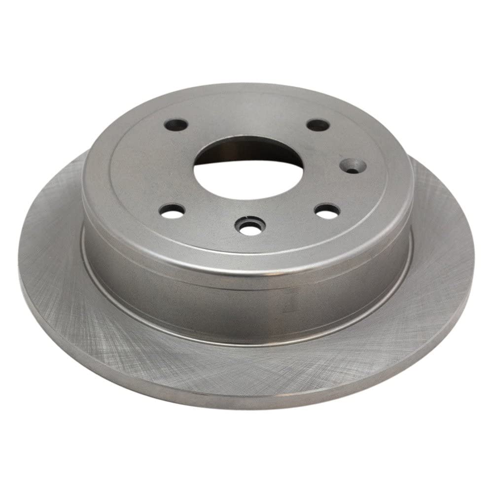 Trq Rear Brake Rotors Set Solid Compatible With 2004-2008 Suzuki Forenza 2005-2008 Reno