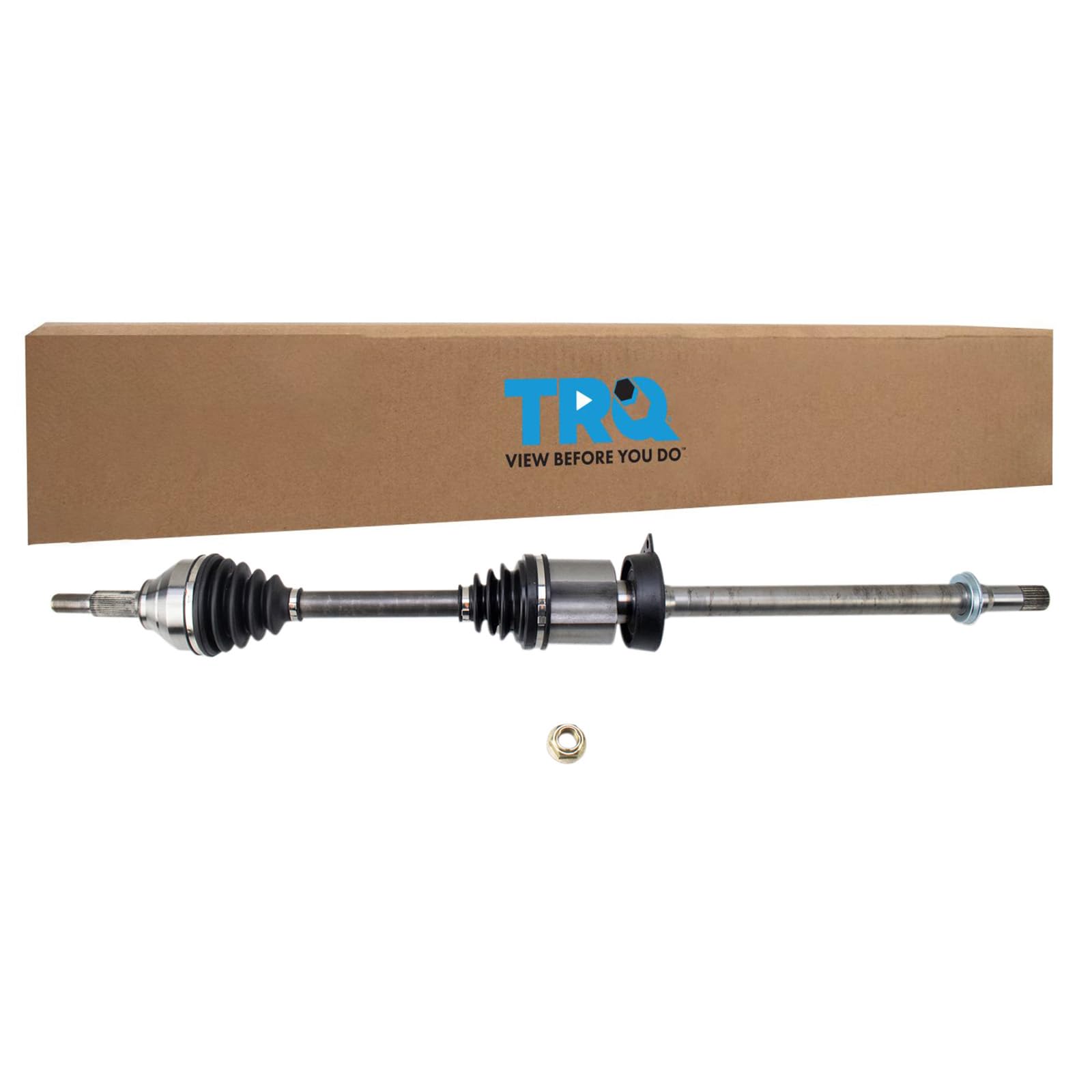 Trq Front Right Cv Axle Shaft Assembly Passenger Side Compatible With 2011-2014 Ford Explorer