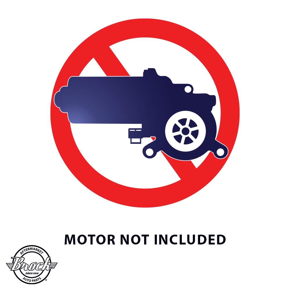 Brock Aftermarket Replacement Front Passenger Right Power Window Regulator Without Motor Compatible With 2007-2017 Ford Expediti