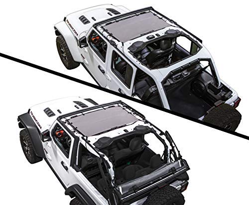 Spiderwebshade Jlkini Bikini Mesh Sun Shade Top Compatible With Jeep Wrangler Jl 2018 Until Current Made In The Usa Vehicle Acce
