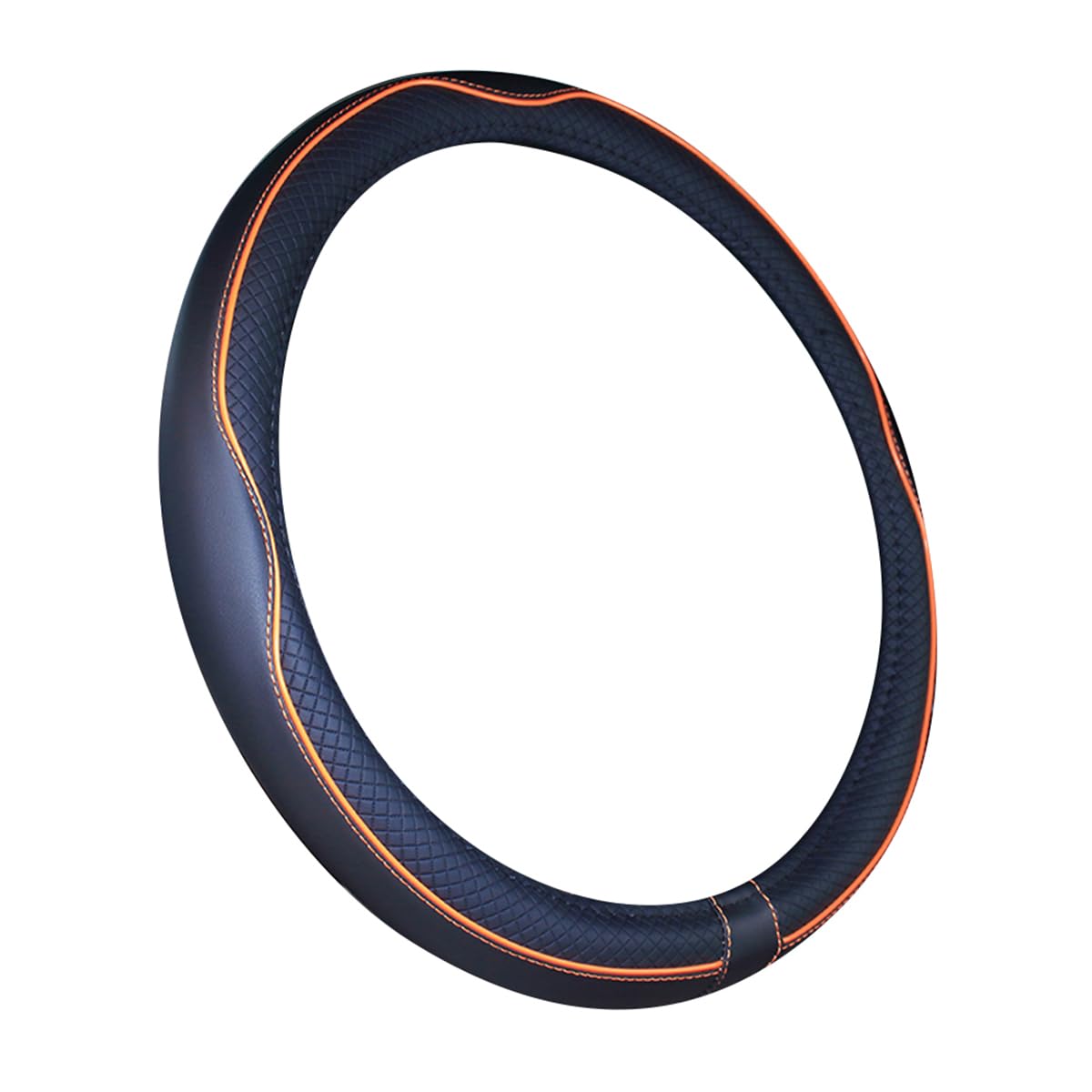 Mayco Bell 2019 New Microfiber Leather Car Extra Large Steering Wheel Cover For Big Trucks (17.5-18'', Orange)