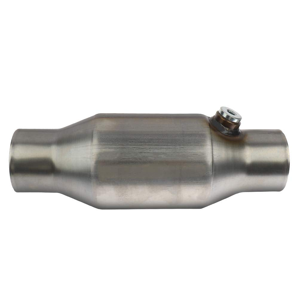 Mayasaf 2.5'' Inlet/Outlet Universal Catalytic Converter, With O2 Port?Epa Compliant?