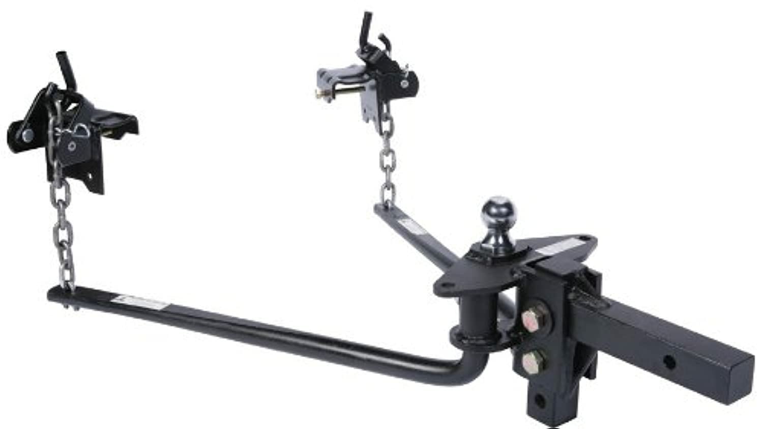 Husky 31423 Round Bar Weight Distribution Hitch With Bolt-Together Ball Mount/Shank Assembly 1200 Lbs Max Tongue