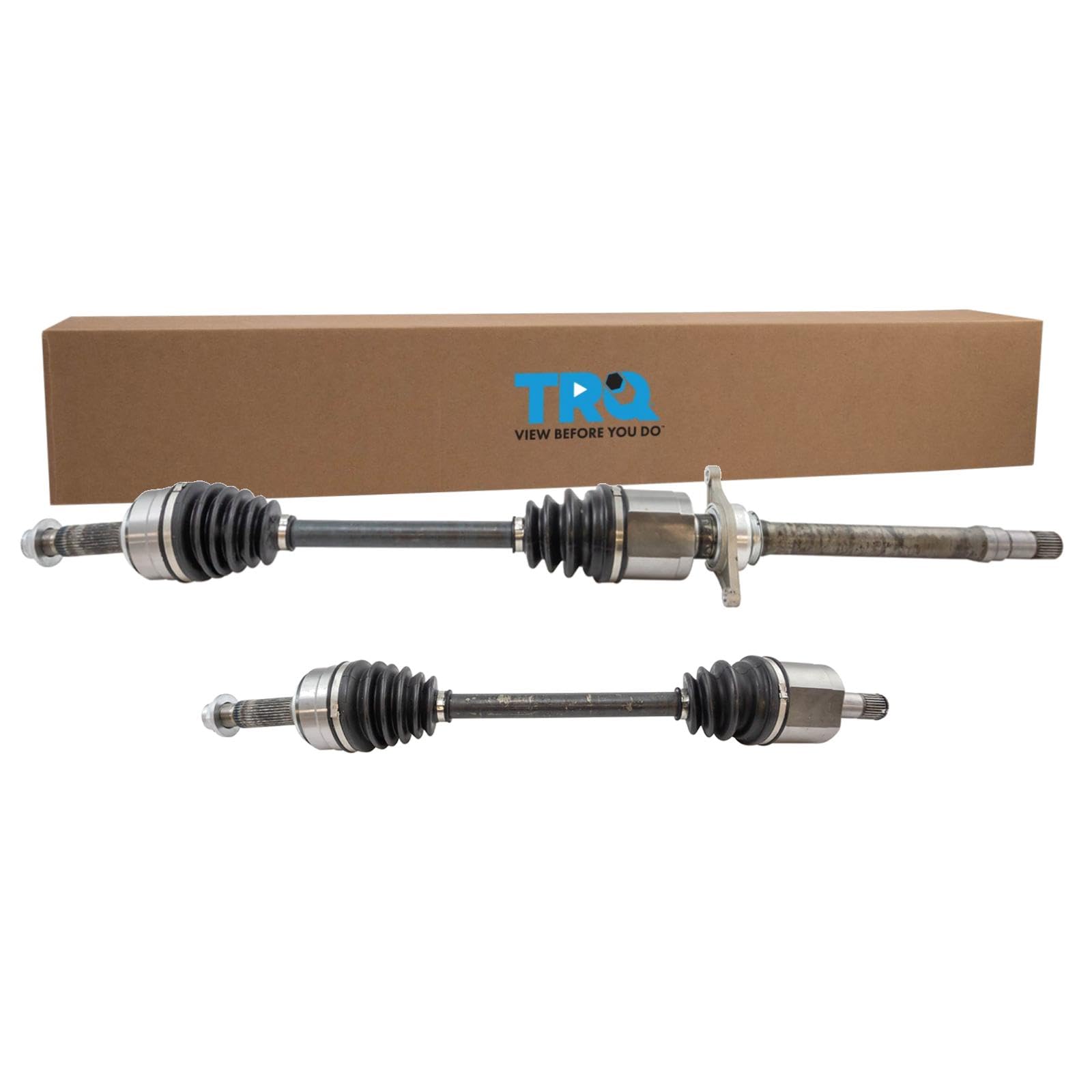 Trq Front Cv Axle Shaft Assembly Set Compatible With 2012-2015 Honda Pilot