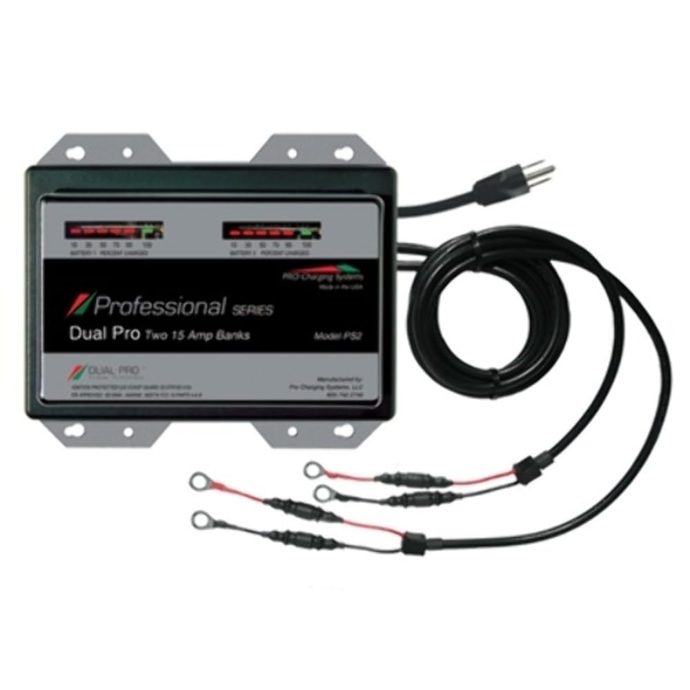 Dual Pro Professional Series Battery Charger - 30A - 2-15A-Banks - 12V/24V