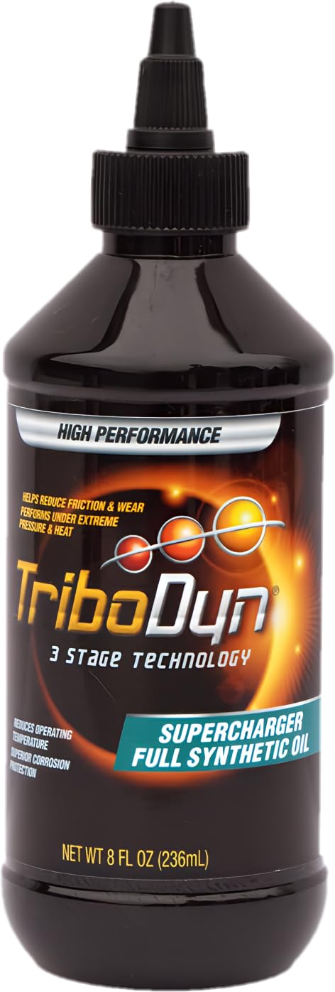 TriboDyn 50W Full Synthetic Ceramic Supercharger Oil - 8 OZ Bottle