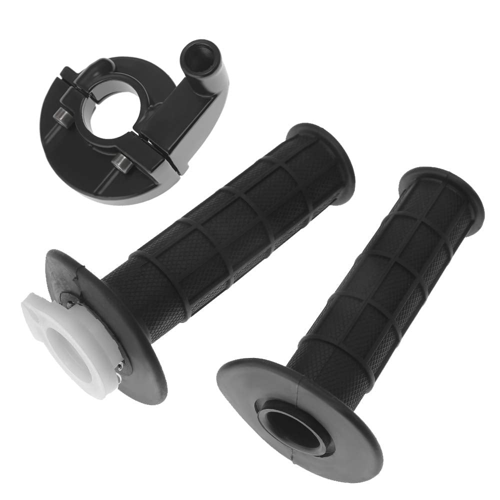 Throttle Tube Handle Bar Grip Casing Set Replacement for Yamaha YZ80 YZ85 YZ100 YZ125 YZ250