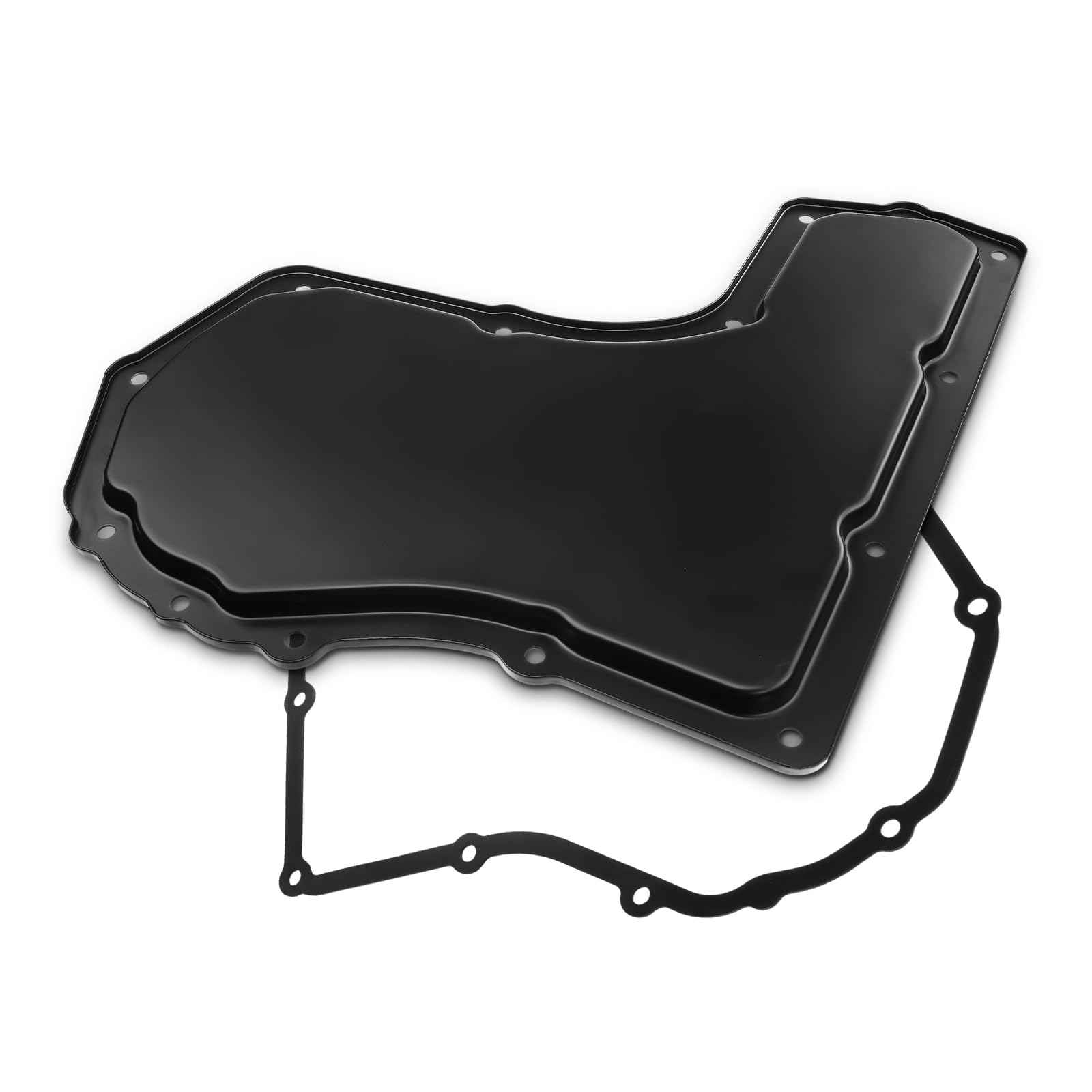 A-Premium Transmission Oil Pan With Drain Plug & Gasket Compatible With 4T40-E 4T45-E Transmission & Chevy Cavalier Cobalt Hhr Malibu & Pontiac G5 G6 Grand Am Sunfire & Saturn Aura L100/200/300