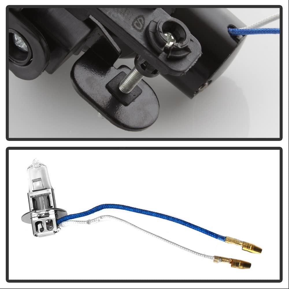 Acanii - For 2011-2014 Dodge Avenger Bumper Fog Lights Driving Lamps W/Switch+Bulb Assembly Driver & Passenger Side