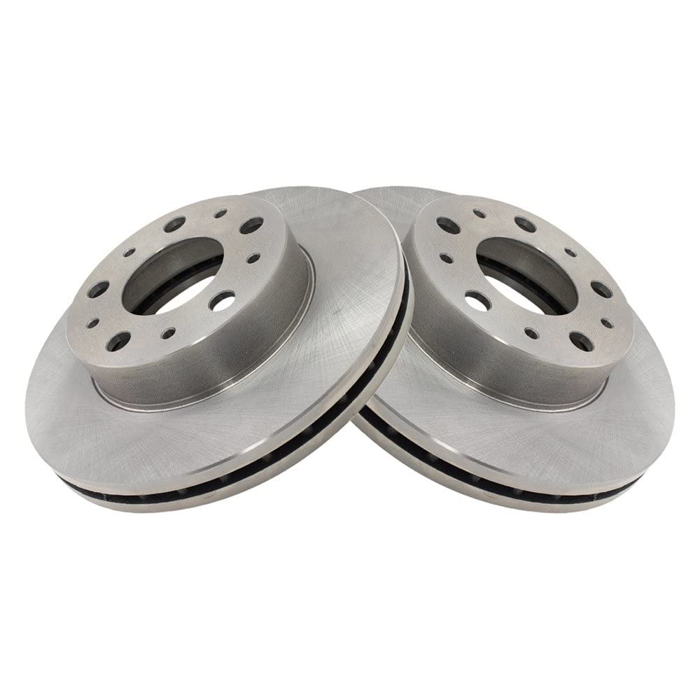 Trq Front Brake Rotors Set Vented Compatible With 2014-2022 Ram Promaster 1500 Promaster 2500 Promaster 3500