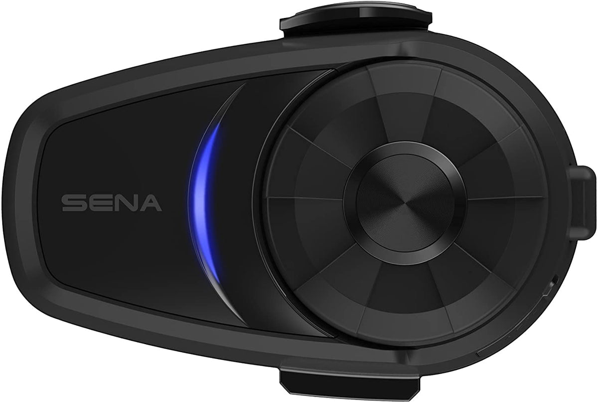 Sena 10S Motorcycle Bluetooth Headset Communication System, Dual Pack,Black