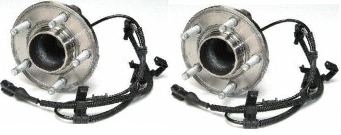 Trq Front Wheel Hub Bearings Assembly Set Compatible With 2003-2005 Ford Crown Victoria Lincoln Town Car Mercury Grand Marquis 2