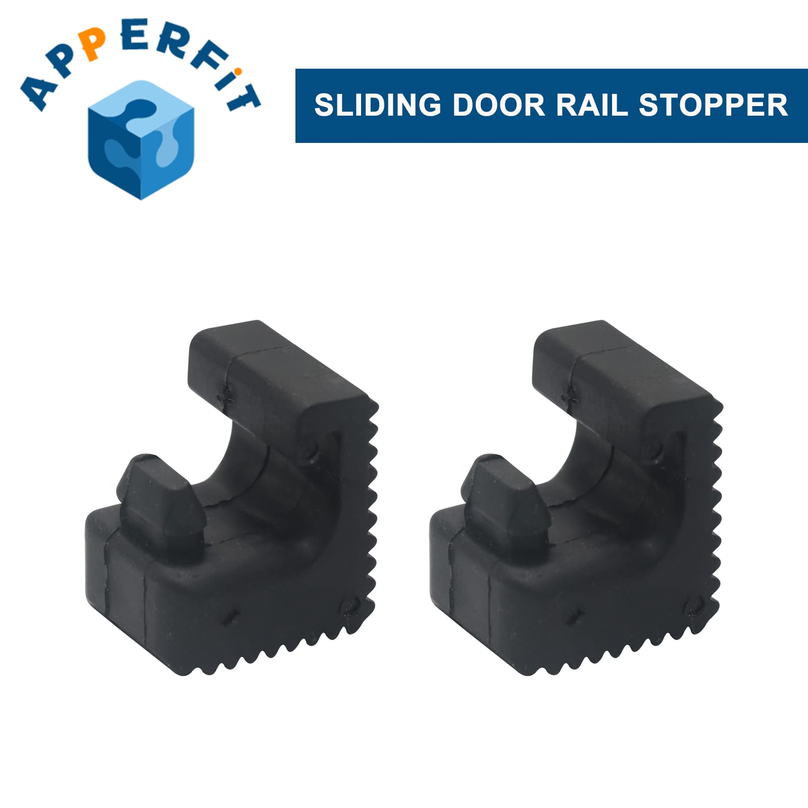 Apperfit Power Sliding Door Rail Stopper (Pair) Compatible With Honda Odyssey 1999-2010 Replaces 72557-S0X-A00