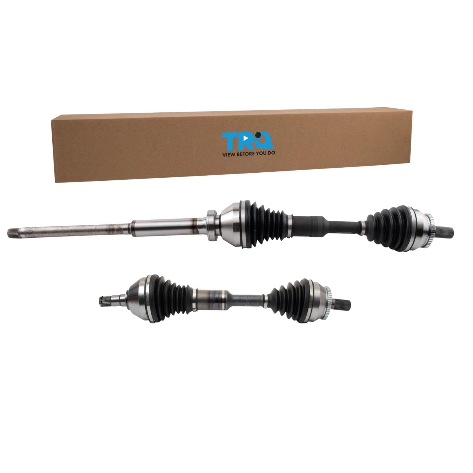 TRQ Front CV Axle Shaft Assembly Set Compatible with 2003-2005 Volvo XC90