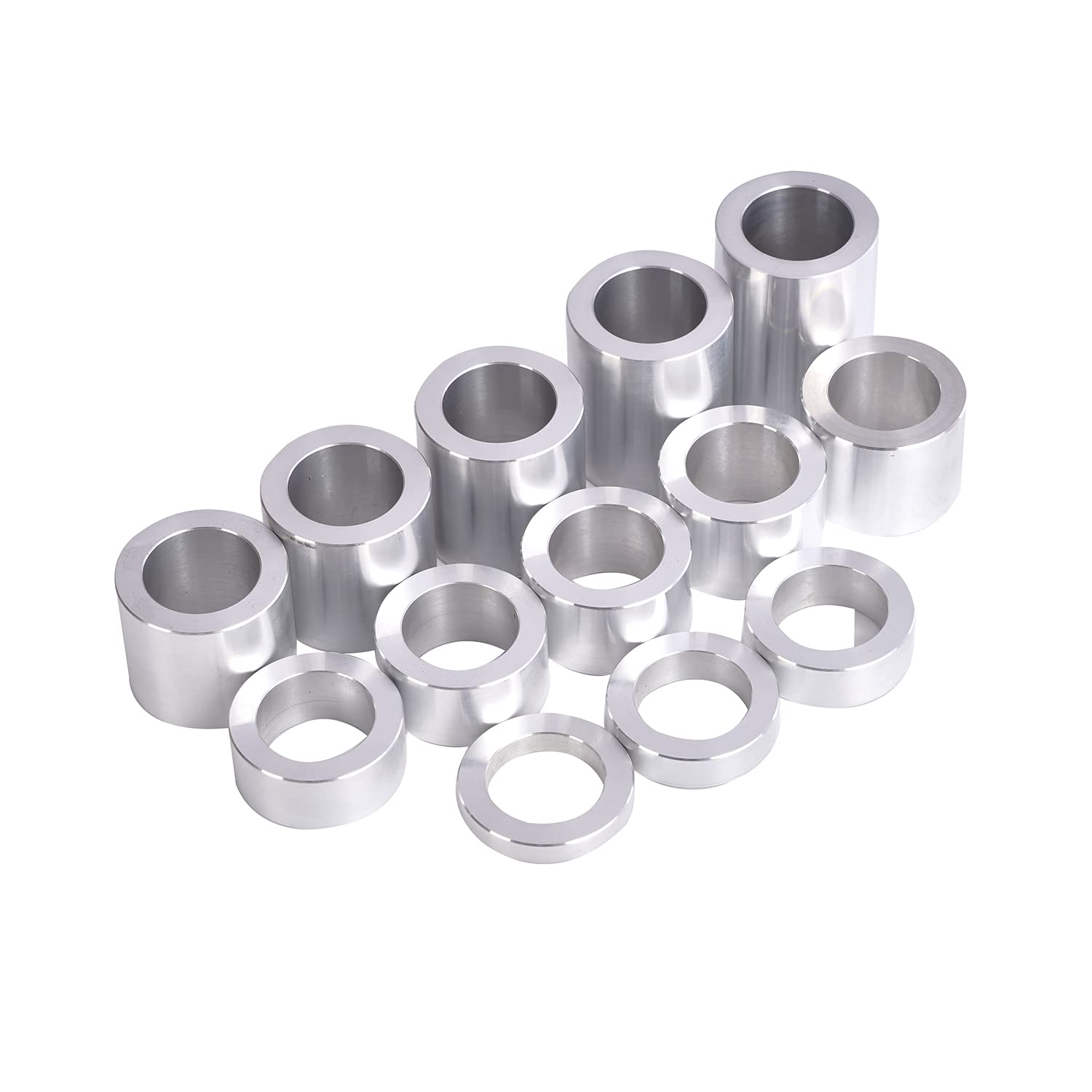 O.D. 1-1/2'' Wheel Spacer for 1'' Axle Compatible with the Harley Motorcycle Custom Bobber and Chopper