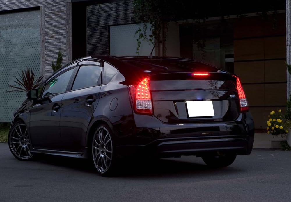 Ijdmtoy Smoked Dark Lens 9-Led 3Rd Brake Light Assy Compatible With Toyota 4Runner Highlander Prius Sienna Etc., Rear Center Roo