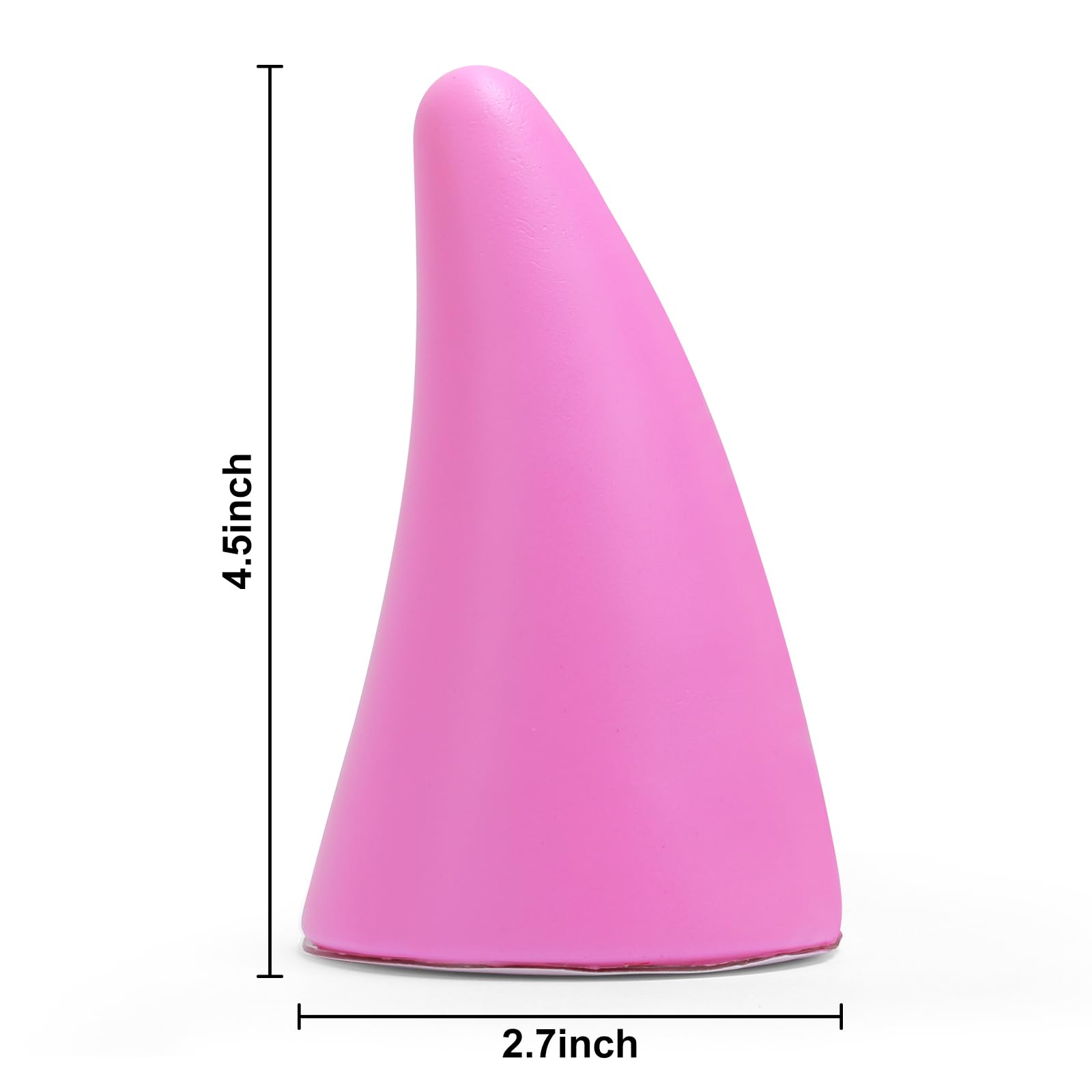 Ygmoner Car 3D Devil Horns Sticker (Easy To Find Car In The Parking Lot) Halloween Car Roof Decor Elasticity Foam Bull Horns (Fa