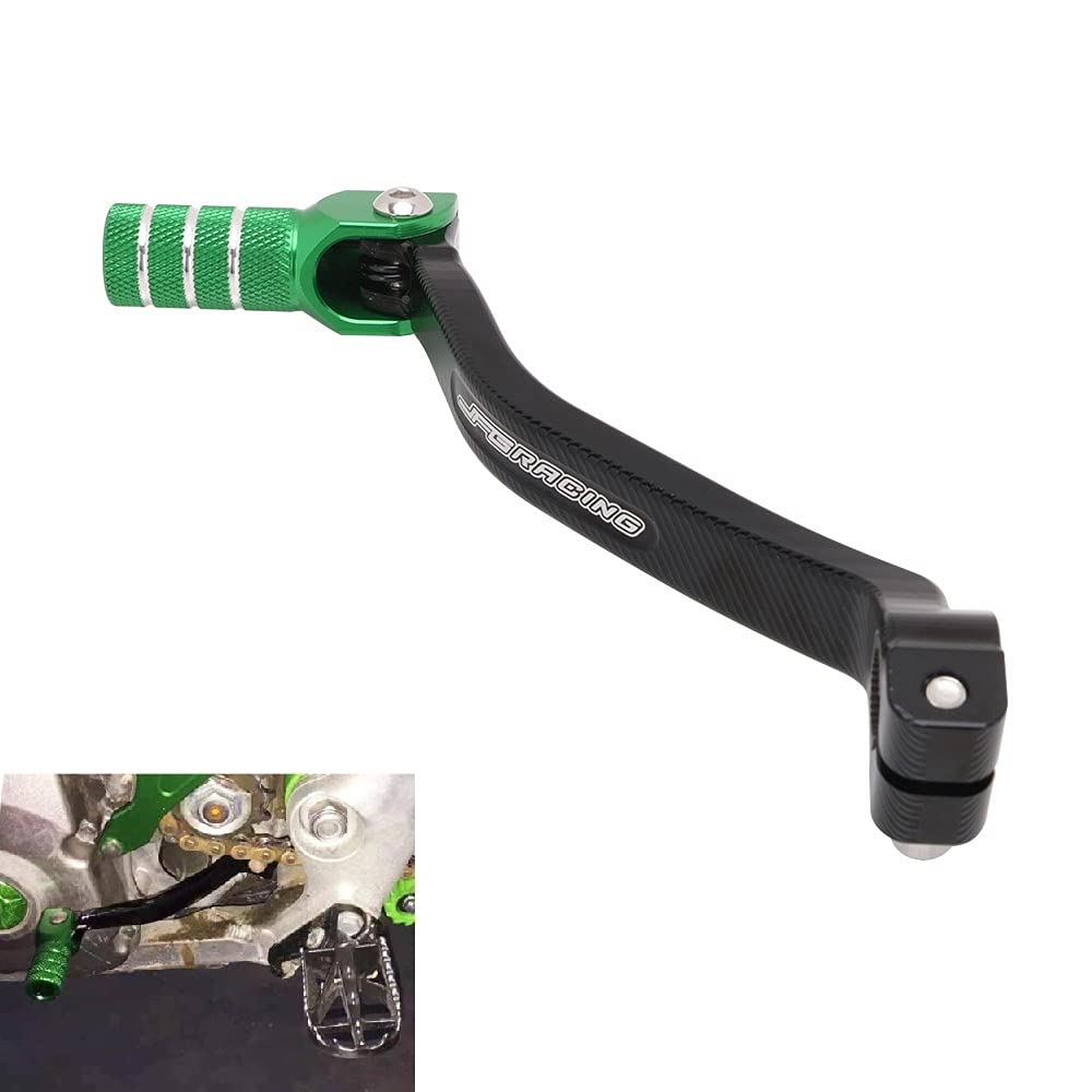 Anxin Motorcycle Gear Shifter Pedal Shift Lever Arm Cnc For Kx250F 2009-2023 Kx250 2019-2023 Kx250X 2021-2023 Dirt Bike Green