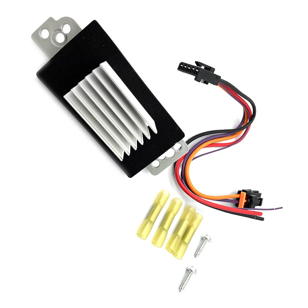 DEVMO Heater Blower Motor Fan Resistor Speed Control Module Upgrade Kit Compatible with 2003-07 HUMMER H2 19329838 19260762
