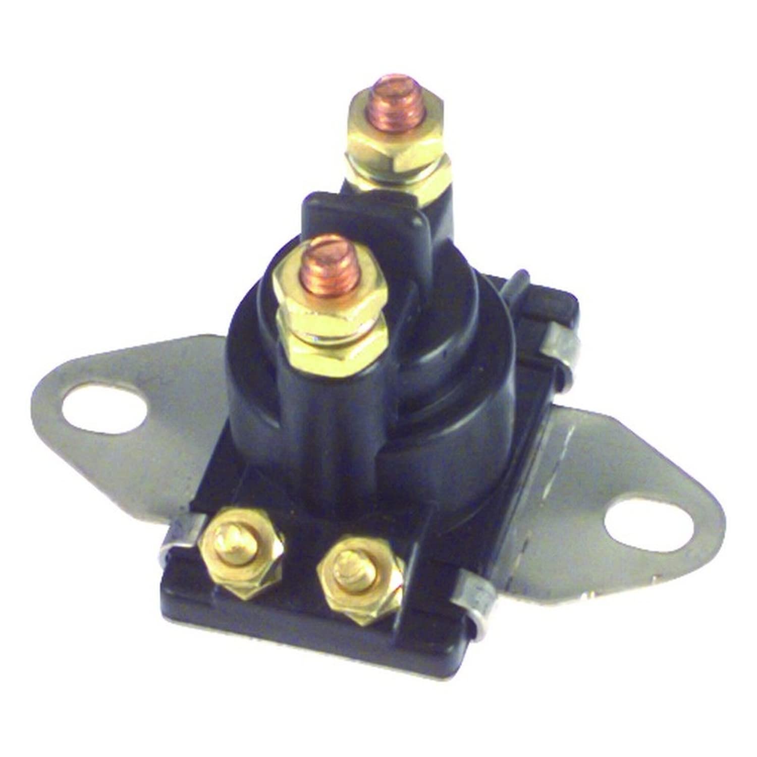 New 12V Solenoid Relay 4 Terminal, Isolated Base Compatible With Mercruiser Mercury Marine 89-96054T, 89-850189, 89-850189T, 89-