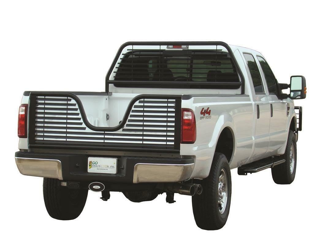 Go Industries 6142 Black Louvered V-Gate Tailgate for Ford F-250/350 HD