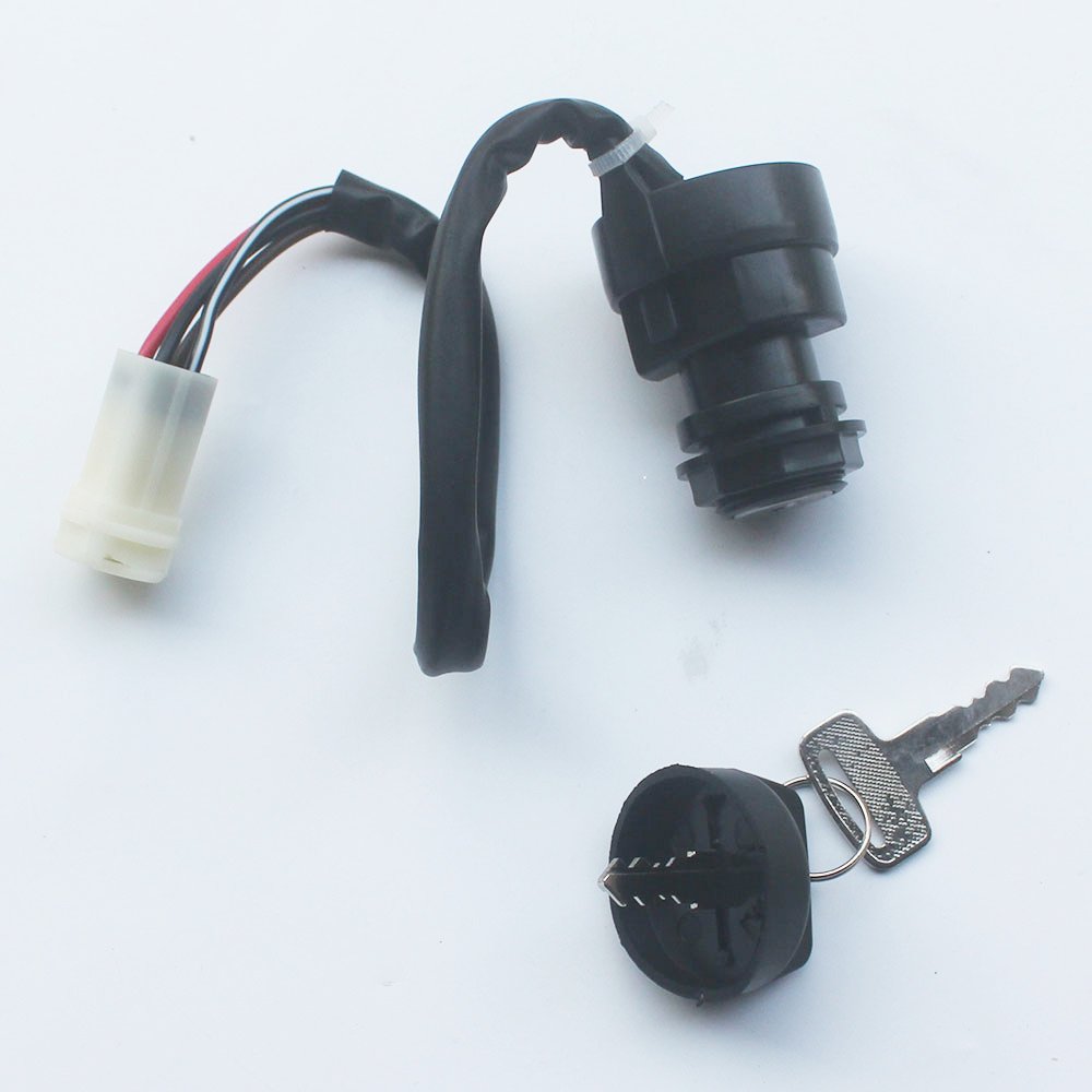 Kipa Key Ignition Switch For Yamaha Moto 4 Yfm 225 250 350 Atv 1986-1994 Big Bear 350 Yfm350 4Wd 1990-1994 Yfm350 Warrior 1987-1994 Moto-4 Yfm250 1987-1994 Oem # 1Uy-82510-02