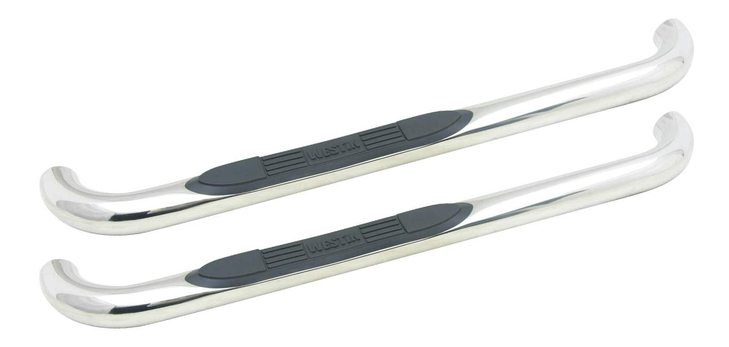 Westin 23-0500 E-Series 3 Round Nerf Bars Fits 1992-1994 Blazer Full Size 2Door 1988-1998 C/K Standard Cab 1995-1999 Tahoe 2Door 1992-1999 Yukon 2Door Polished Pair
