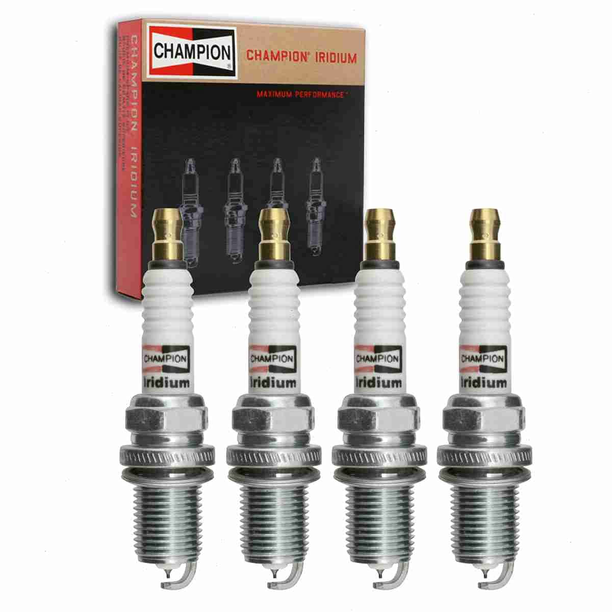 4 pc Champion Iridium Spark Plugs compatible with Buick Encore 1.4L L4 2013-2020