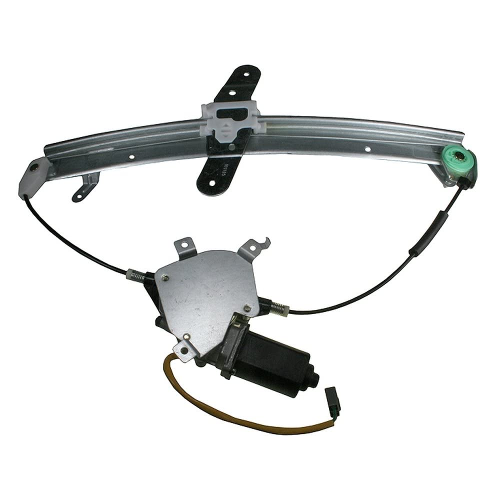 Trq Front Right Power Window Regulator & Motor Assembly Passenger Side Compatible With 1998-2011 Lincoln Town Car