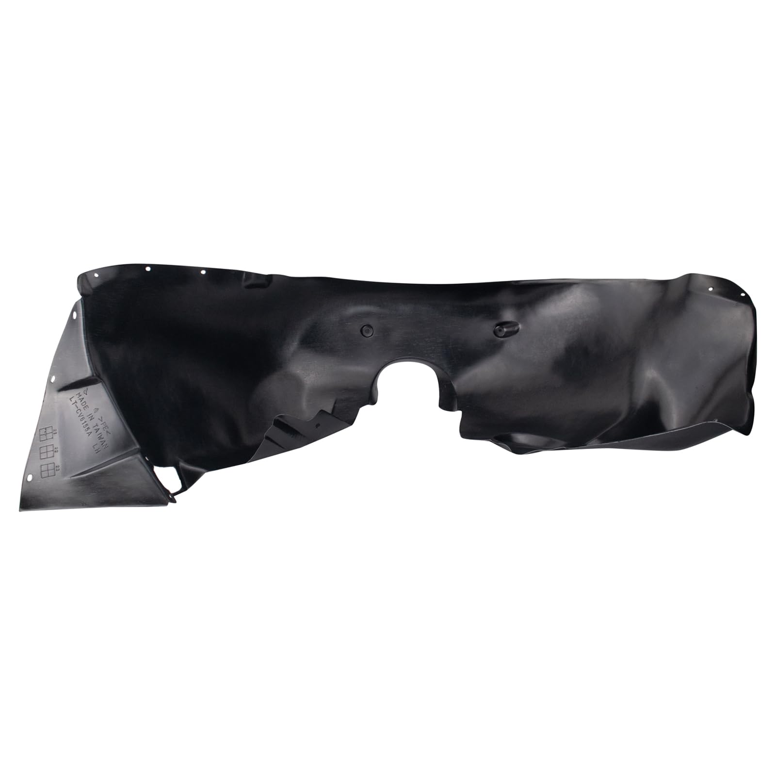 Trq Front Inner Fender Liner Set Compatible With 2014-2015 Chevrolet Camaro Gm1248251 Gm1249251