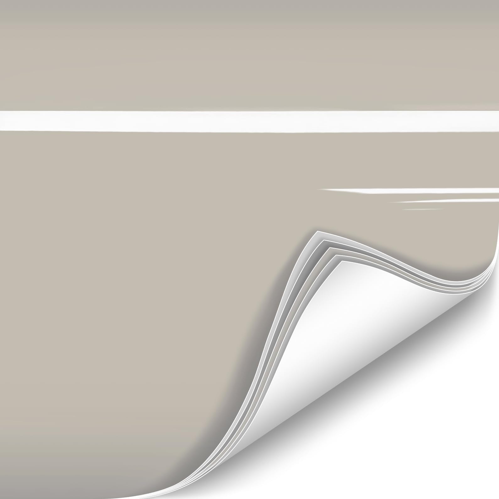 Colorfusion Ppf By Vvivid, Gloss Chalk Grey Dry Apply Ppf Vinyl Car Wrap Roll 60Ft X 5Ft