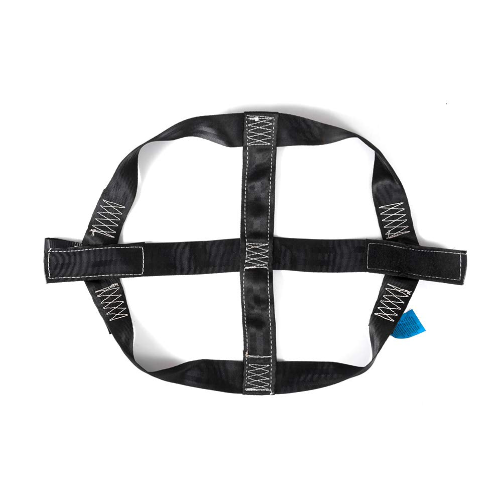Moto4U Universal Motorcycle Rear Wheel Tie Down Strap In Black