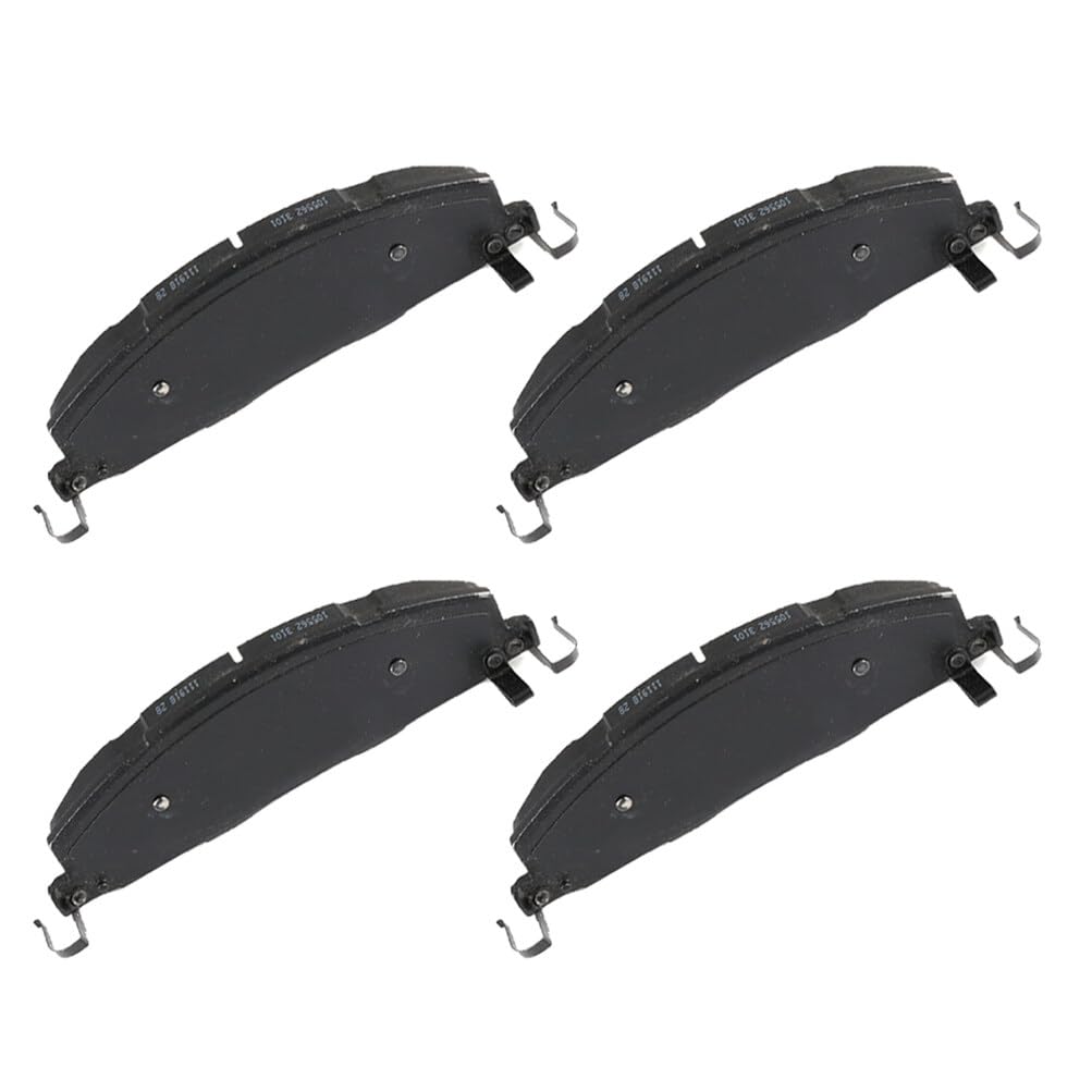 Cciyu D1400 Rear Semi-Metallic Disc Brake Pads Kit - 4Pcs For Dodge Ram 2500 09-10, 3500 09-10, 1500 12, 2500 11-18, 3500 11-18,
